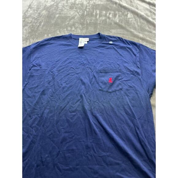 Disneyland Men's XXL Navy Blue Mickey Mouse Short Sleeve Adult pocket NWT‎ - Picture 1 of 6